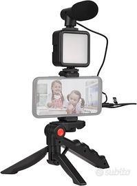 Camnoon Smartphone Vlog Kit Mini LED Video Light +