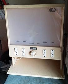 Lavagna luminosa Cromoterapia ogg. RARO vintage