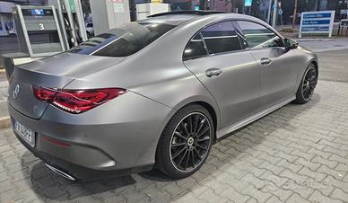 Mercedes cla 200 premium amg benzina grigio opaco