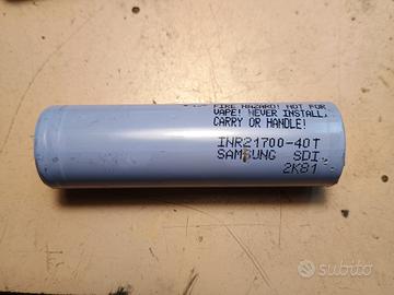 Samsung batteria inr21700 40T  35A 4000mAh