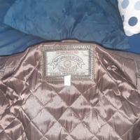  giubbotto  in pelle invernale armani jeans 