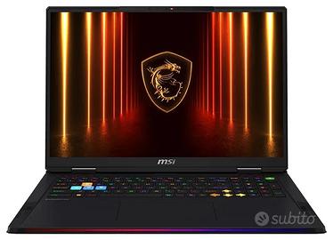 MSI Raider 18 Ultra 9 285HX 32GB RTX 5090 Nuovo