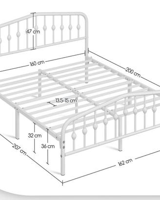 Struttura letto + materasso