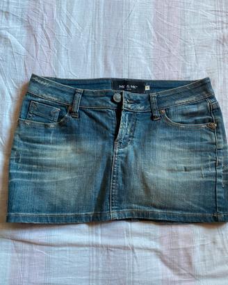 Minigonna jeans taglia M