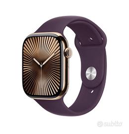 Apple Watch 7 45" Cellular Acciaio Oro + cinturini