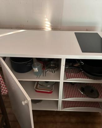 Mobile Cucina 2 Ante con Piano Induzione 2 Zone