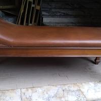 Divano letto in pelle vintage