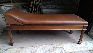 Divano letto in pelle vintage