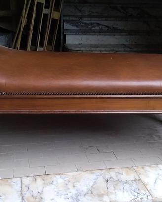 Divano letto in pelle vintage