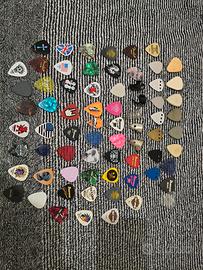 Lotto 71 plettri per chitarra o basso misti Limite