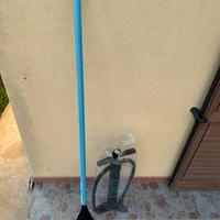 remo e pompa manuale per SUP