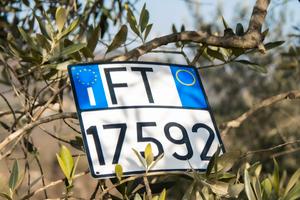 🚹TARGA REPLICA UFFICIALE INDISTRUTTIBILE🚹