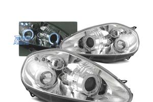 FARI OCCHI ANGEL FIAT GRANDE PUNTO 05-08 CROMATI