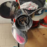 Elica inox originale Yamaha nuova.