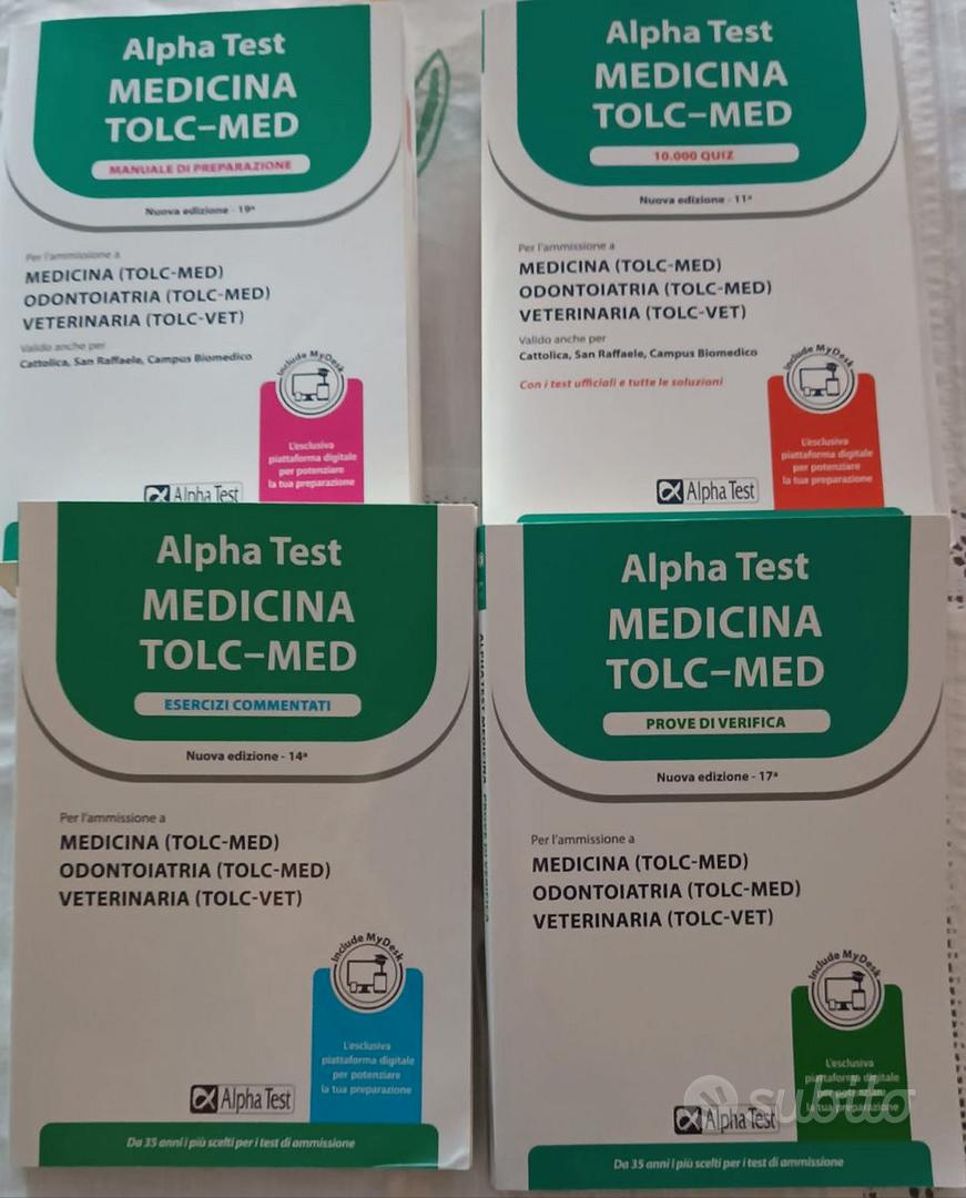 Kit completo Alfa test MEDICINA TOLC-MED - Libri e Riviste In vendita a  Isernia