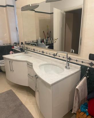 Mobile bagno doppio lavello