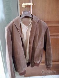 giacca da uomo in  camoscio 