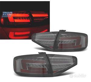 FANALI PER AUDI A4 B8 12-15 SEDAN LED DINAMICI FUM