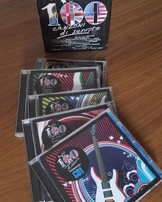 5 CD musicali Le 100 canzoni di sempre internazion