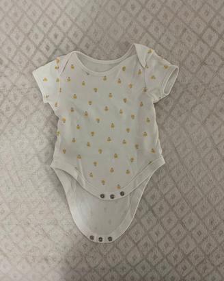 Body Primark - Taglia 6/9 Mesi - Bianco