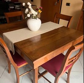 Tavolo stile liberty antico