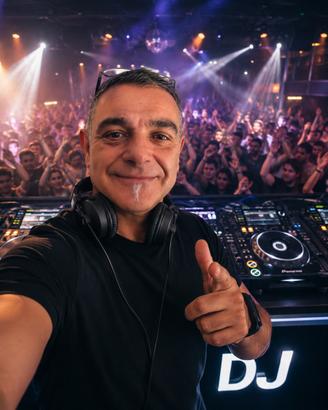 Dj animatore speacker disc jockey