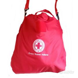 militare Sacca Zaino Rossa Portacasco Croce Rossa