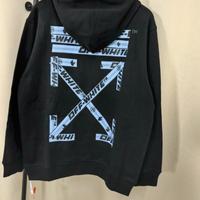 Felpa Off-White Silver Nera