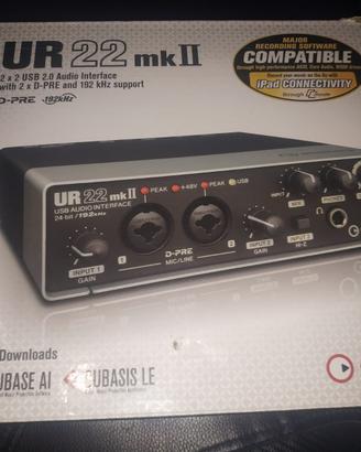 Scheda Audio Steinberg UR 22 MK2 24bit 192 Khz