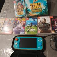 Nintendo Switch Lite+Custodia+7 Giochi