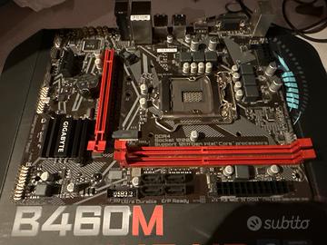 Scheda madre Gigabyte B460M Gaming HD + scatola