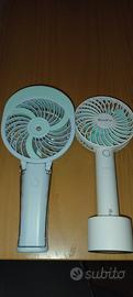 N2 mini ventilatori da tavolo verde acqua 