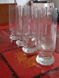 7 bicchieri di vetro da amaro