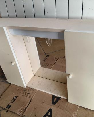 mobiletto specchio bagno