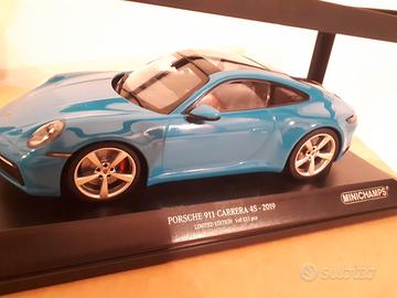 PORSCHE 911 CARRERA  S 2019 SCALA 1/18 MINICHAMPS