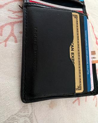 Portafogli Tommy Hilfiger in pelle nero