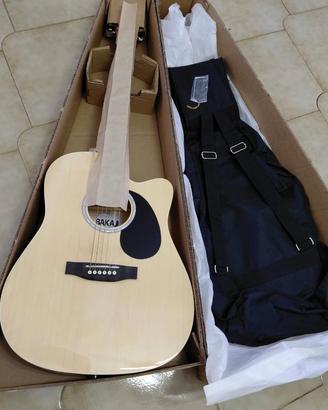CHITARRA ACUSTICA  NUOVA OTTIMIZZATA DA LIUTAIO