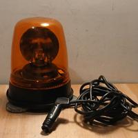 Lampada rotante color arancione