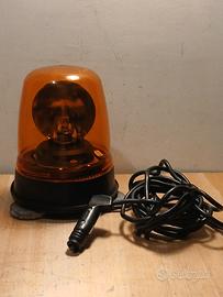 Lampada rotante color arancione