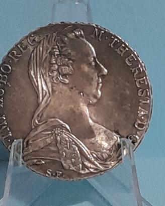 moneta in argento del 1780 Maria Teresa regina