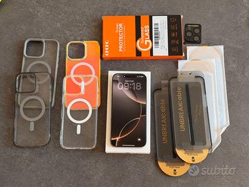 iPhone 16 Pro Max 512GB Titanio Naturale + access.