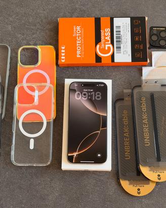 iPhone 16 Pro Max 512GB Titanio Naturale + access.