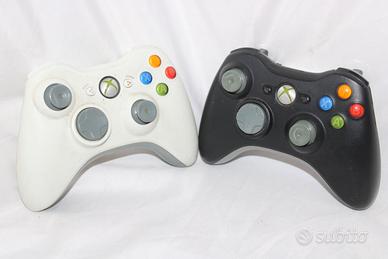 Coppia Joistick MICROSOFT XBOX360 BIANCO-NERO WIRE