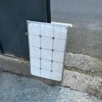 Pannello piastrelle per stufa