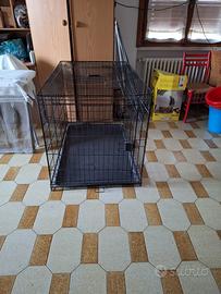 Gabbia per cani in metallo