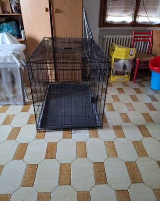 Gabbia per cani in metallo