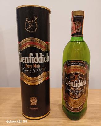 Bottiglia whisky GLENFIDDICH pure malt special