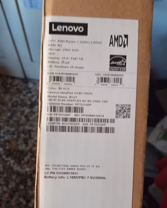  Lenovo IdeaPad S145 – Ryzen