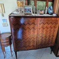 Mobile Bar Art Decò anni 40-50 serratura