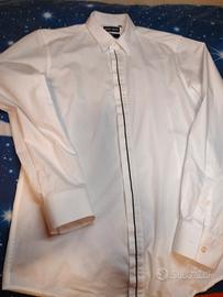 camicia bianca con striscia nera Antony Morato